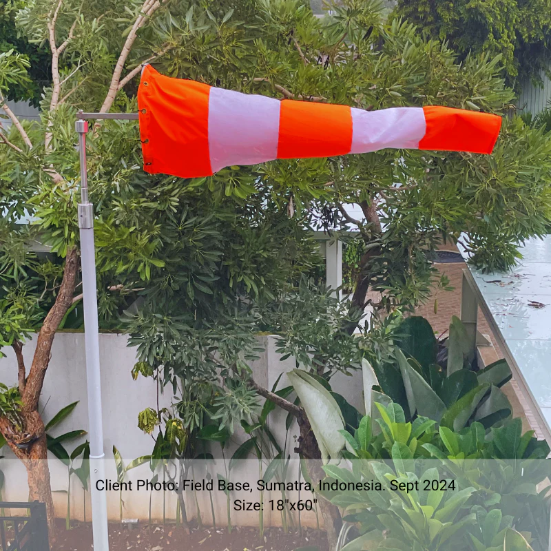 Windsock Telescopic Pole – Oilfield and Industrial Use